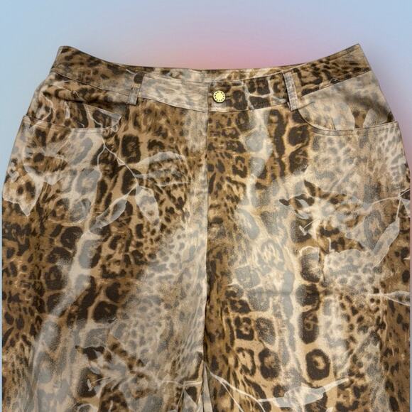 Dana Buchman Denim - DANA BUCHMAN Women’s 12 Leopard Print Pant